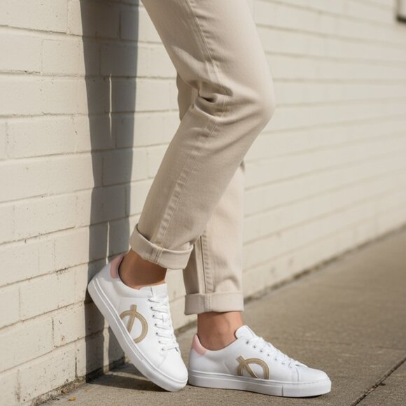 LØCI Origin Sneakers - White/Pink/Sand - Size US 10 / EU 42 - Picture 2 of 10
